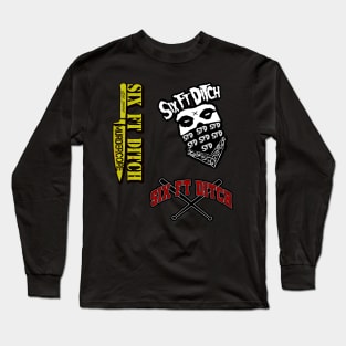 SIX FT DITCH - STICKER PACK Long Sleeve T-Shirt